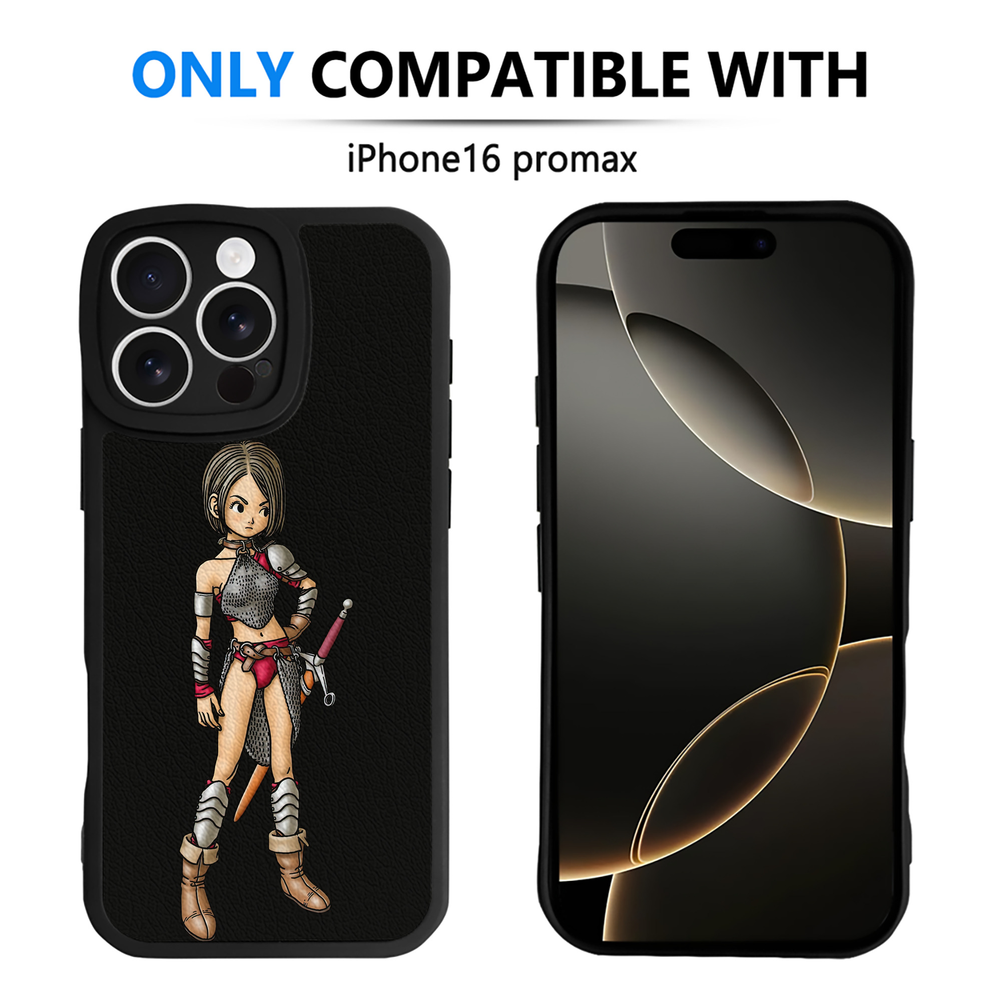 （画像用） ドラゴンクエスト Doragon Kuesuto Dragon Quest 【iPhone 16シリーズ対応】シリコンスマホケース（レザー調） 材質：シリコン